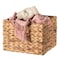 Vintiquewise Storage Basket, Brown, Water Hyacinth QI004167 - alternate 1